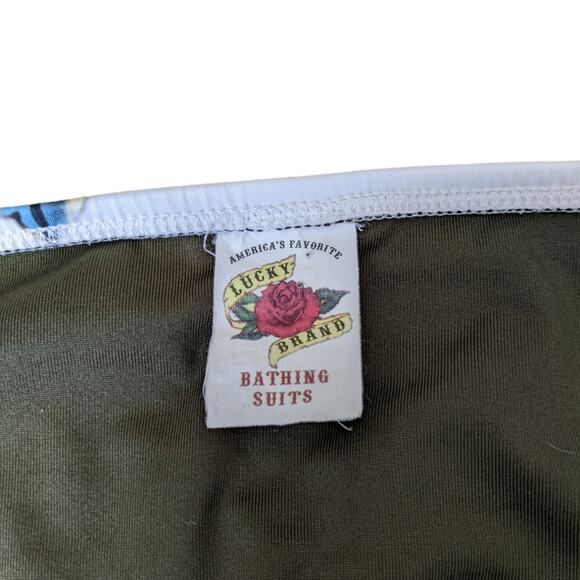 Lucky Brand White with Floral Bikini Bottoms L - Picture 4 of 5